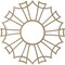 Ekena Millwork Augustus Wood Fretwork Pierced Ceiling Medallion, Hickory, 16"OD x 5 5/8"ID x 3/8"T CMWP16X16X0375AUHI - alternate 3